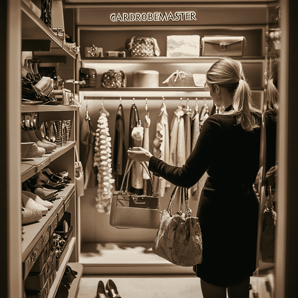 В гардеробной