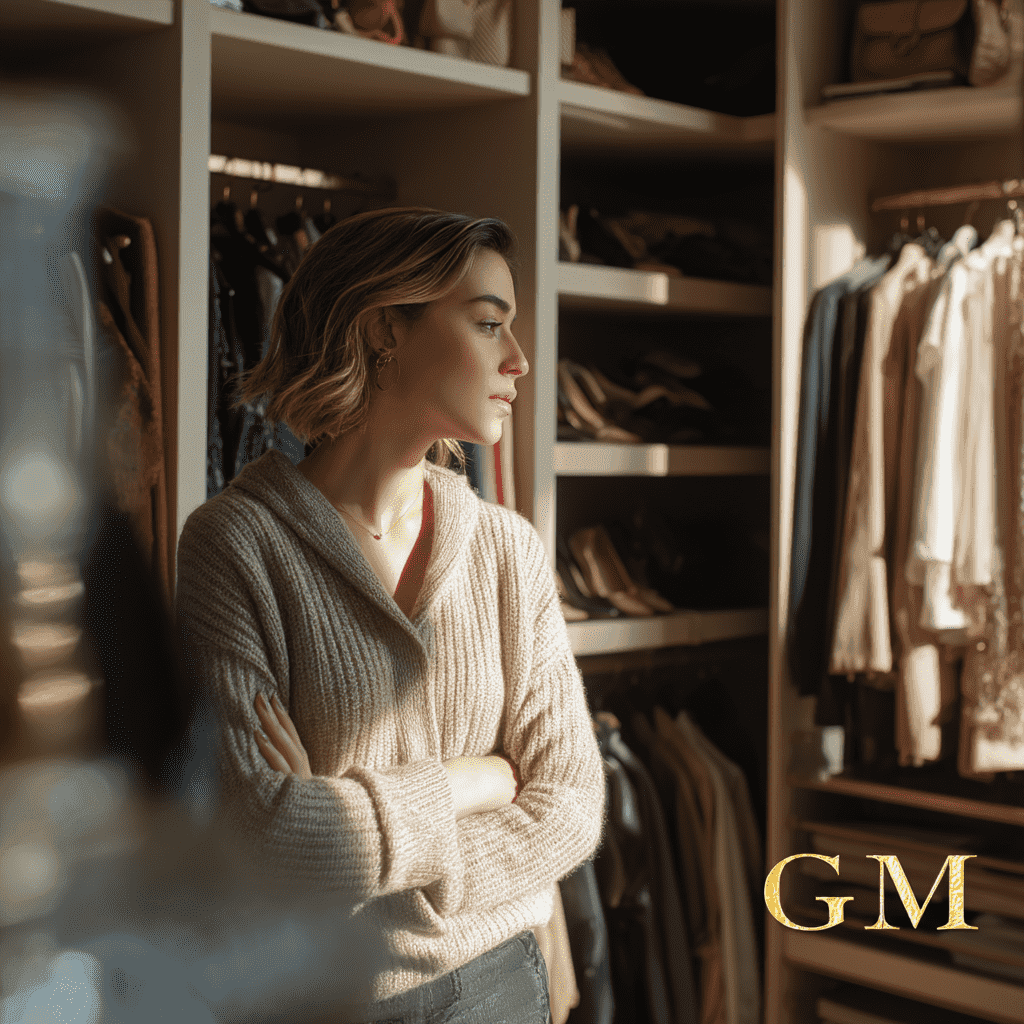 Дизайн проект гардеробной комнаты