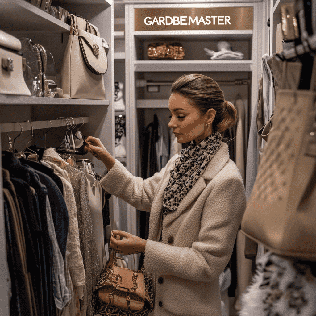 Хранение юбок в гардеробной