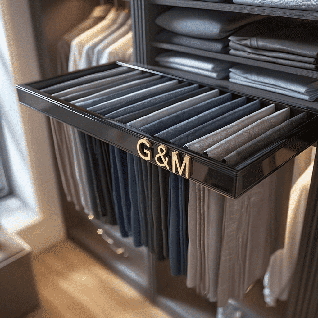 хранения выдвижных брючниц