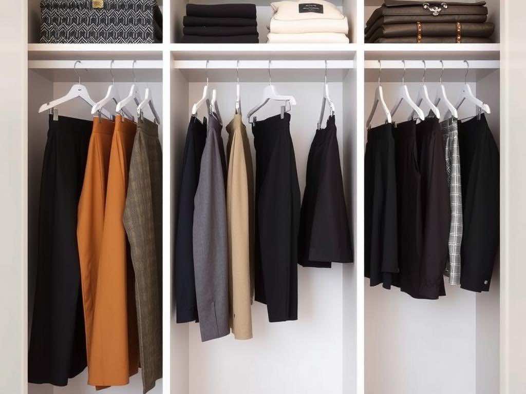 Гардеробная: секреты хранения брюк – вешалка или полки?. Вешалка для брюк: когда форма встречается с заботой