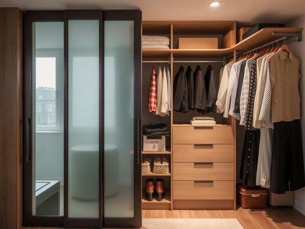 Гардеробная: 6 идей по оптимизации пространства в шкафу. Почему раздвижные двери так важны?