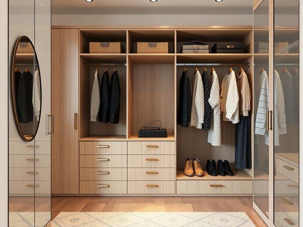 Гардеробная GarderobeMaster: Зарядитесь комфортом и позитивом в утреннем ритме!. Гардеробная в московском стиле: элегантность и надежность