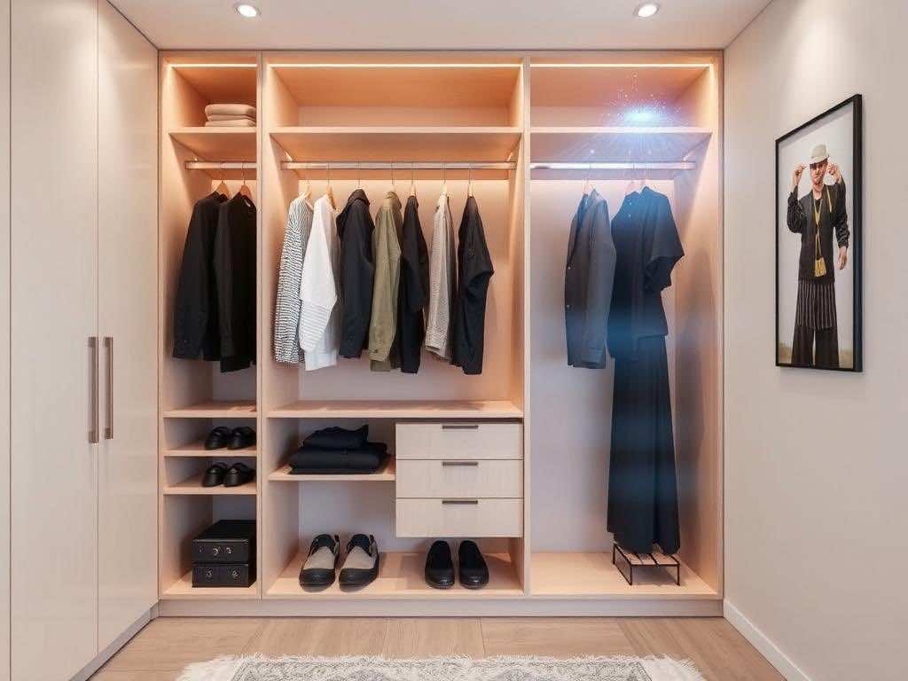 Воздухообмен в гардеробной: расчет объёма и температурный режим. Проект гардеробной: планировка против затхлости