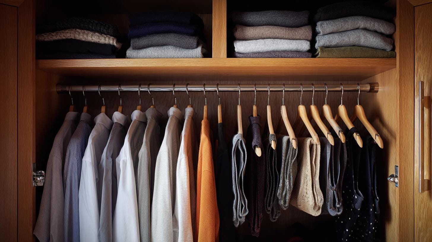 То, как вы храните — влияет на то, как вы выглядите - гардеробная на заказ поможет решить проблему.. Как выглядит ваш повседневный сценарий: одна дверь шкафа, семь попыток найти носки, вещь на перекладине, носки на полке, футболки в стопке? Знакомо?