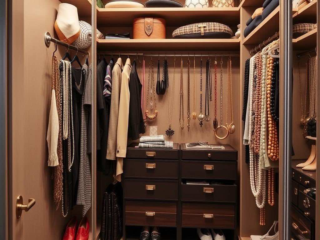 Гардеробная сокровищница: стильное хранение украшений для модниц. Гардеробная: пространство не только для одежды Гардеробная сокровищница: стильное хранение украшений для модниц. Гардеробная: пространство не только для одежды