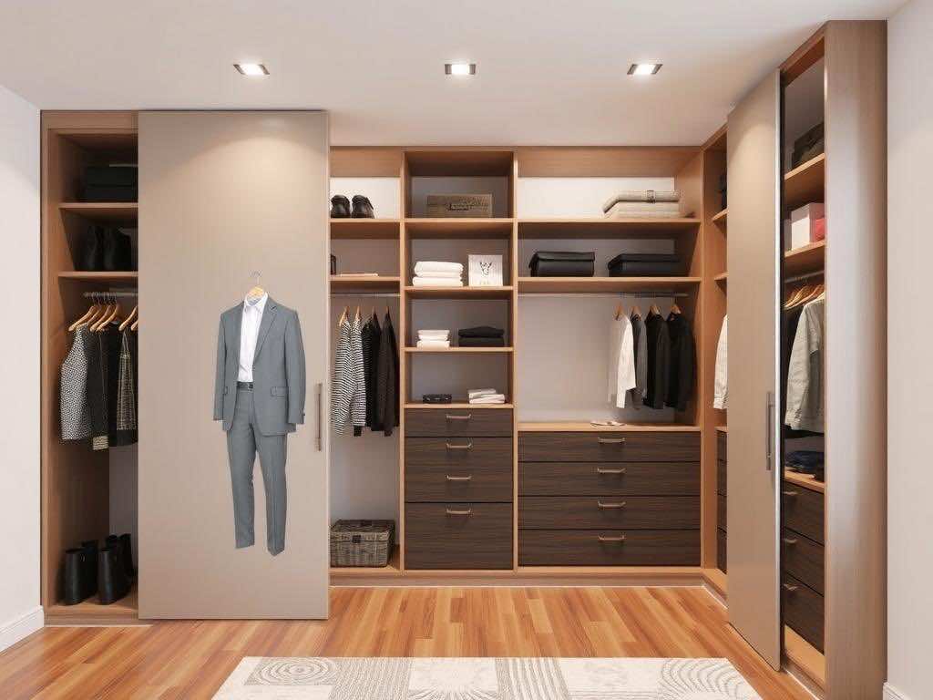 Гардеробная: бережное хранение для ваших вещей с GarderobeMaster. Раздвижные двери для гардеробной и возможности зонирования
