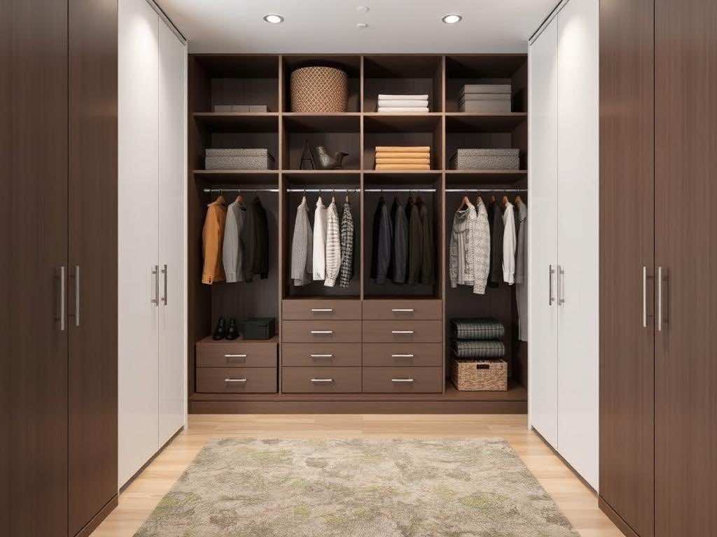 Гардеробная: как подобрать оптимальные габариты шкафа?. Двери в гардеробную: функциональность и стиль