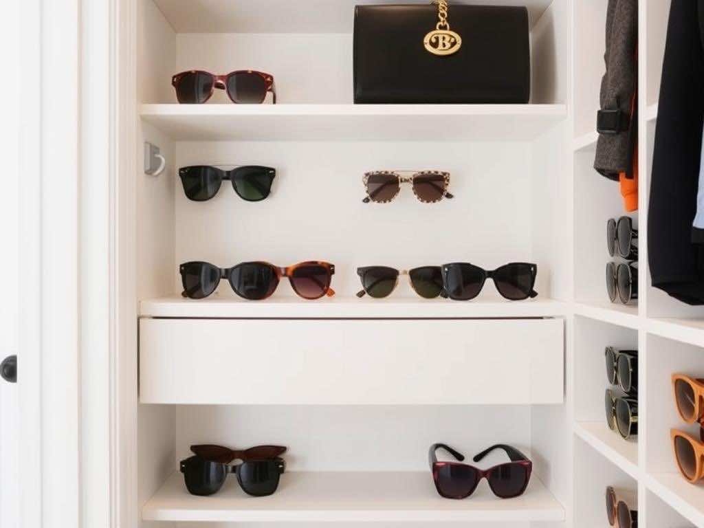 Гардеробная: стильное хранение коллекции солнечных очков. Идеальное пространство: как найти тот самый баланс