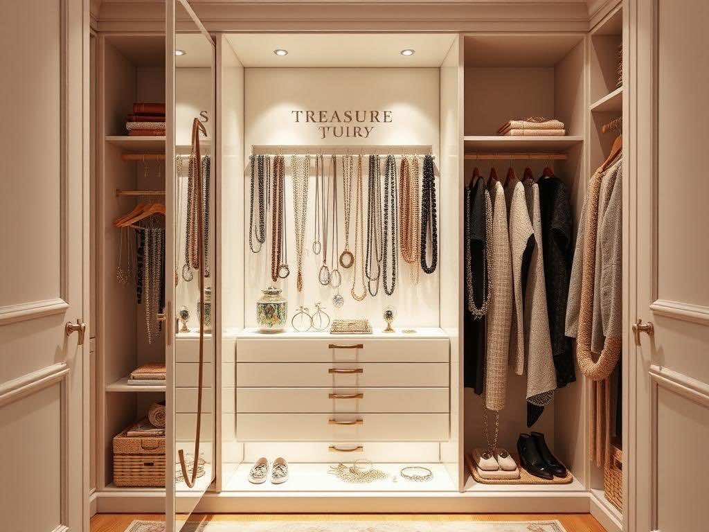 Гардеробная сокровищница: стильное хранение украшений для модниц. Эстетика и порядок: психологический эффект Гардеробная сокровищница: стильное хранение украшений для модниц. Эстетика и порядок: психологический эффект