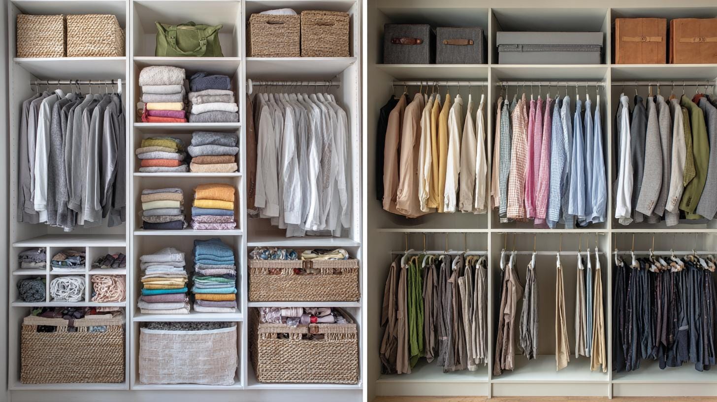 Фото проектов гардеробных: идеи и вдохновение для вашего дома.Подборка 6–9 реализованных проектов, с описанием задач и решений. До/после. Подходит для создания доверия и демонстрации стиля.. 6. Сложная геометрия дома — не преграда для порядка