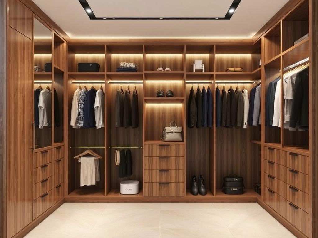 Гардеробная: как подобрать оптимальные габариты шкафа?. Планировка и дизайн гардеробной: важные детали