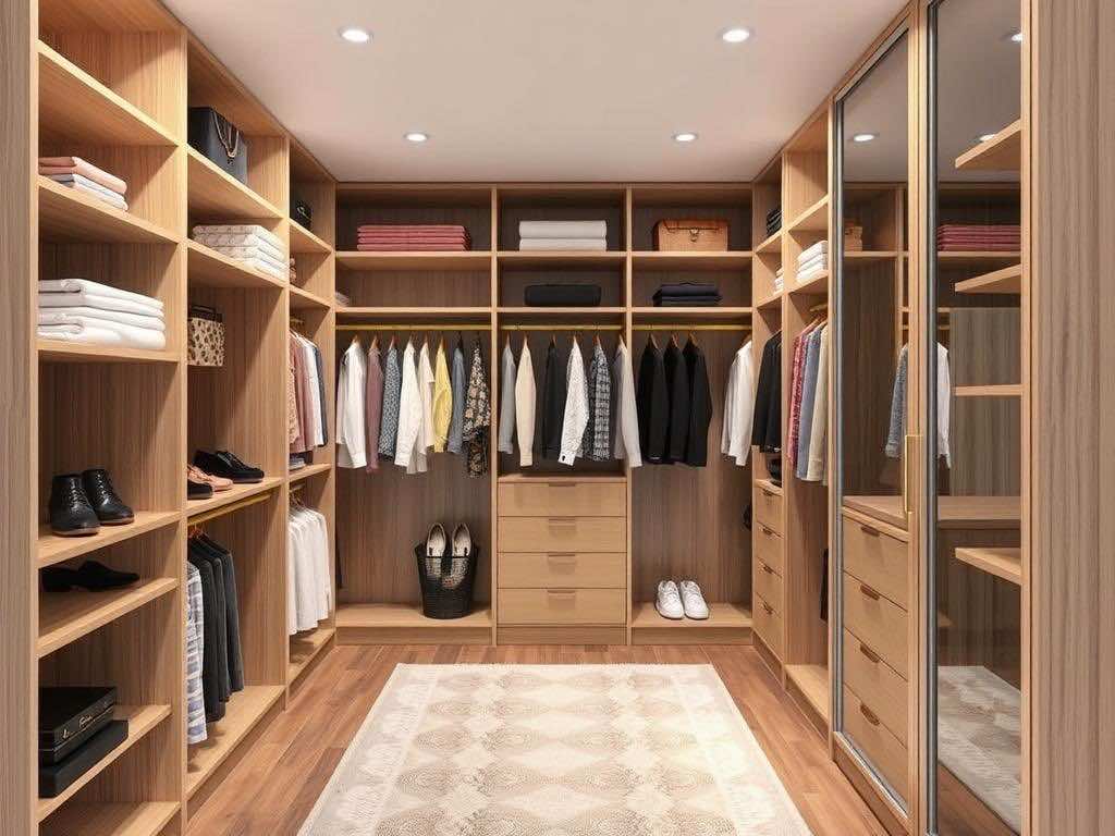 Гардеробная: открытые стеллажи или закрытые слим-тумбы?. Кому подходят открытые гардеробные?