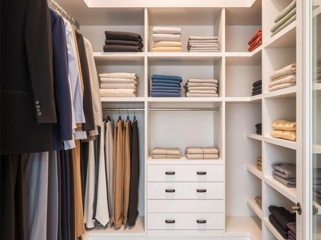 Гардеробная: секреты хранения брюк – вешалка или полки?. Особенности планировки: когда пространство работает на вас