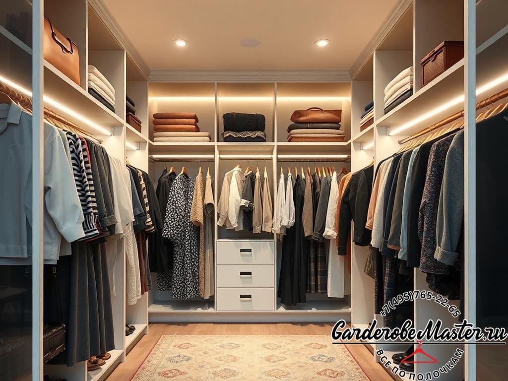 Гардеробная, в ней Вы выбираете, что надеть, не из всего — а из того, что лежит сверху. Гардеробная система видимых и невидимых слоёв