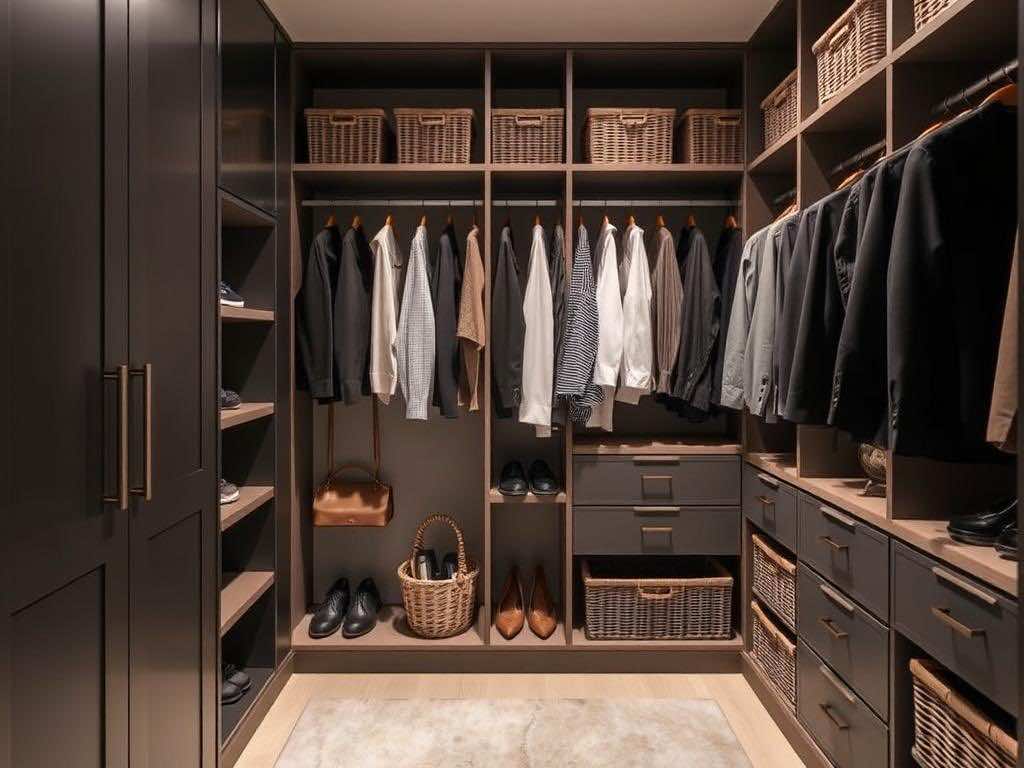 Гардеробная: как выбрать внутреннее наполнение – полки, ящики или выдвижные корзины?. Заключение