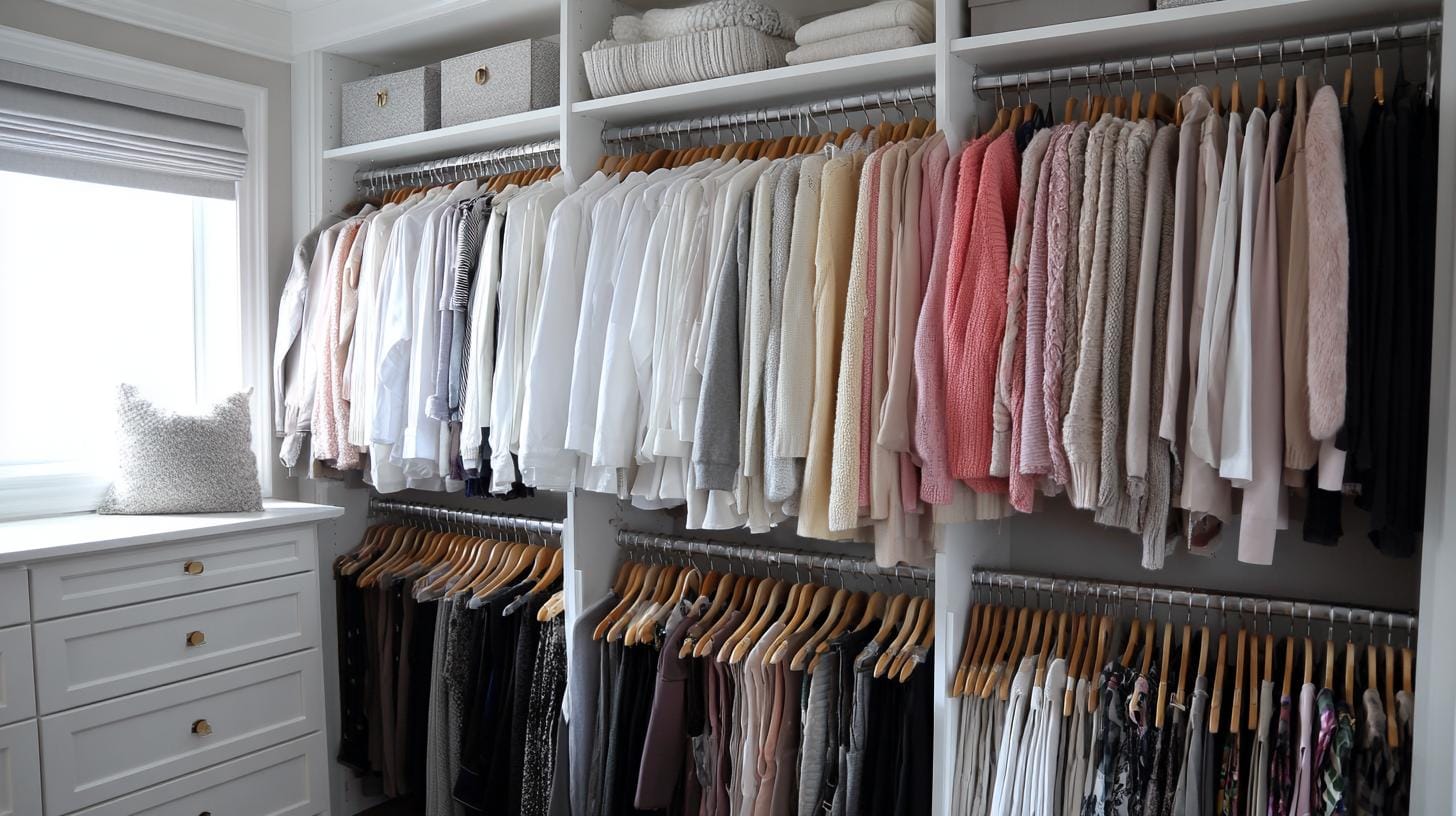 Каждое утро начинается либо с хаоса, либо с продуманной гардеробной - гардеробная на заказ поможет решить проблему.. Понедельник начинается не с кофе — а с попытки понять, где лежит любимый свитер