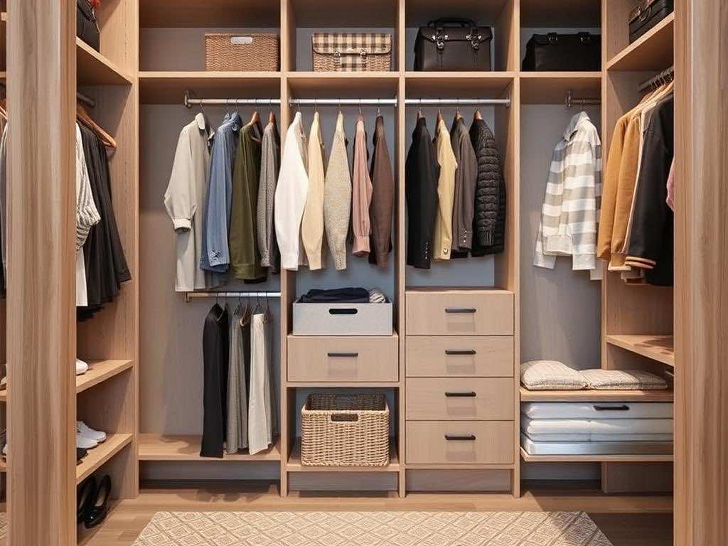 Гардеробная: как выбрать внутреннее наполнение – полки, ящики или выдвижные корзины?. Выдвижные корзины: лёгкость перемещения, свежесть и доступность