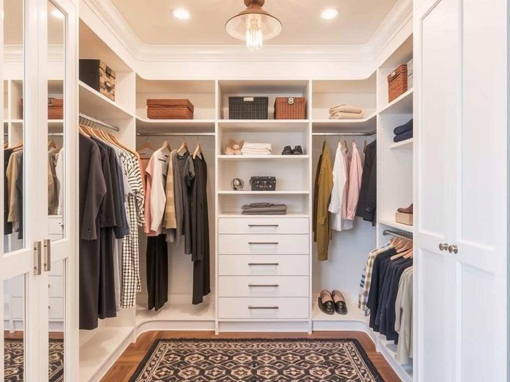 П-образная гардеробная для компактных пространств: стиль и функциональность.. Сколько стоит организовать идеальную гардеробную: миф о дороговизне П-образная гардеробная для компактных пространств: стиль и функциональность.. Сколько стоит организовать идеальную гардеробную: миф о дороговизне