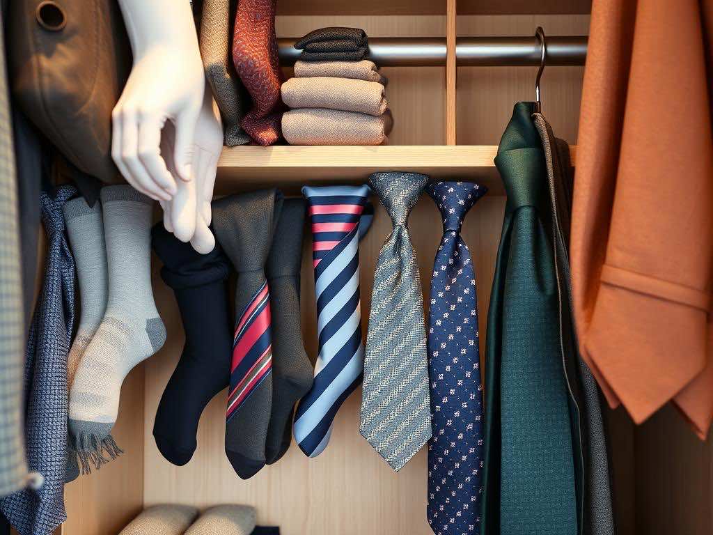 Эргономичное хранение: носки, чулки, галстуки и шарфы в вашем гардеробе. Женский и мужской детали: немного практики Эргономичное хранение: носки, чулки, галстуки и шарфы в вашем гардеробе. Женский и мужской детали: немного практики