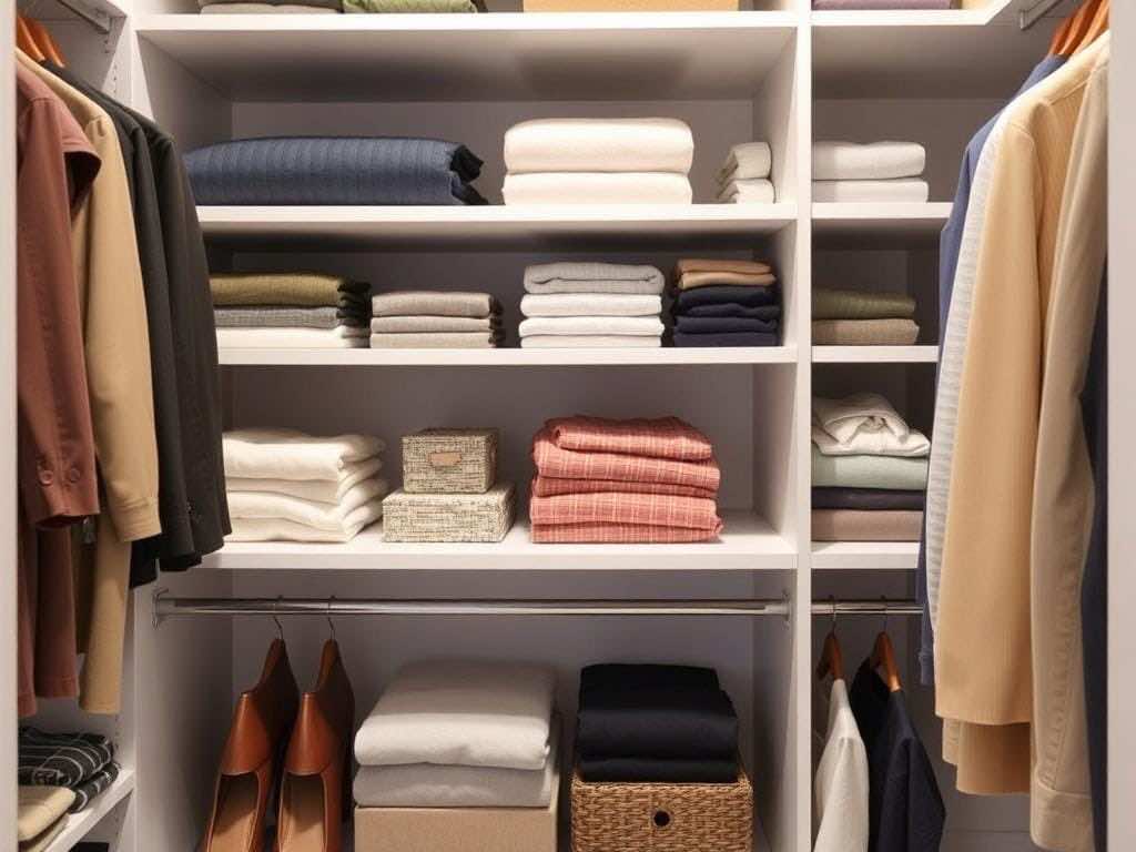 Гардеробная: Как выбрать идеальную полку для аккуратно сложенных вещей?. Почему полка в гардеробной — это всегда немного индивидуальность? Гардеробная: Как выбрать идеальную полку для аккуратно сложенных вещей?. Почему полка в гардеробной — это всегда немного индивидуальность?