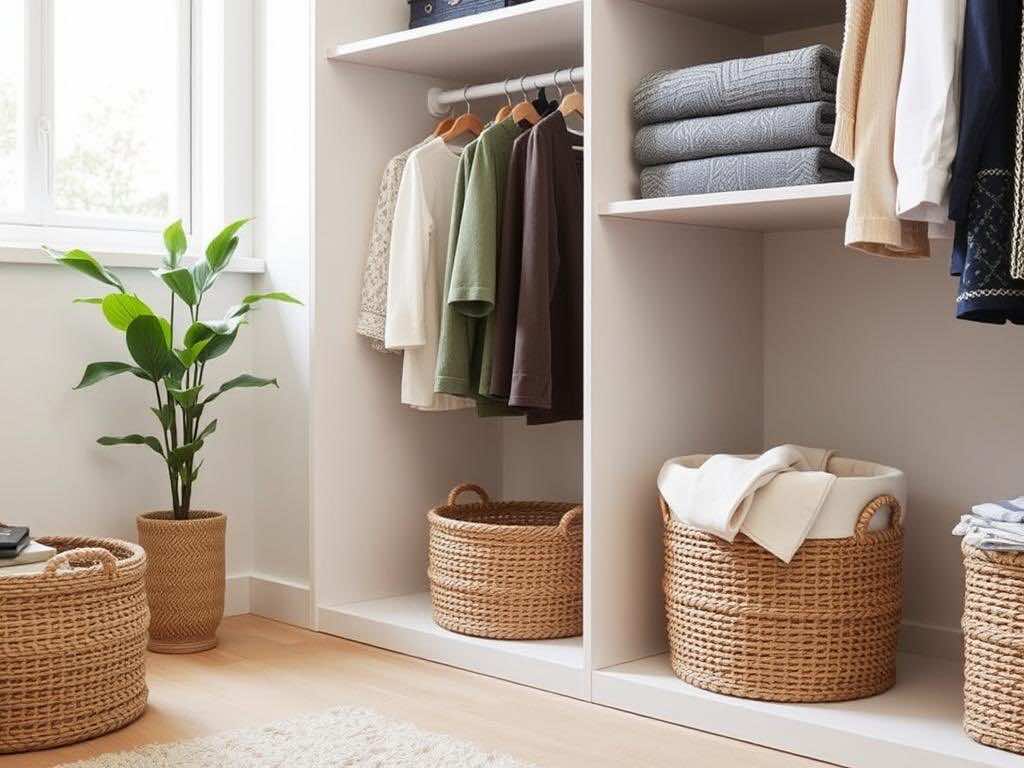 Функциональные корзины для идеального порядка в гардеробной. Проектируем мечту: современные гардеробные системы