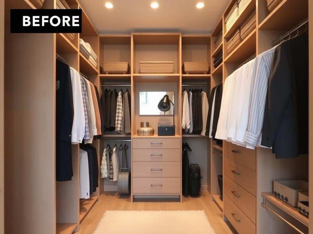 Гардеробная и уборка: создайте дом, отражающий вашу мечту о гармонии.. Фото гардеробных: до и после, как источник мотивации