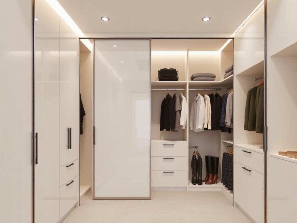 Гардеробная: Практичные решения для наполнения и функциональности шкафа-купе. Гардеробная купе: стиль, технология и философия обустройства