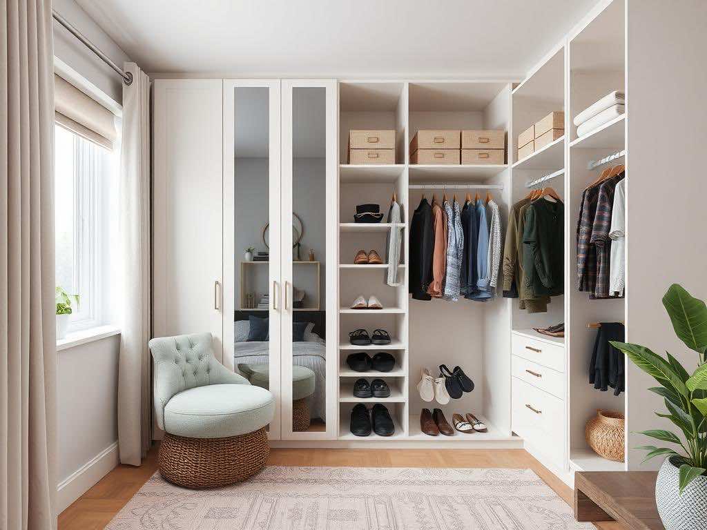 Гардеробная GarderobeMaster: Зарядитесь комфортом и позитивом в утреннем ритме!. Гардеробная комната: эмоциональное пространство