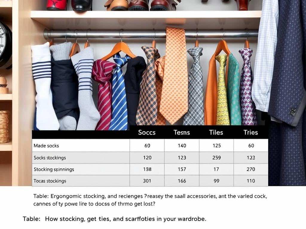Эргономичное хранение: носки, чулки, галстуки и шарфы в вашем гардеробе. Таблица: Как часто теряются мелкие аксессуары Эргономичное хранение: носки, чулки, галстуки и шарфы в вашем гардеробе. Таблица: Как часто теряются мелкие аксессуары
