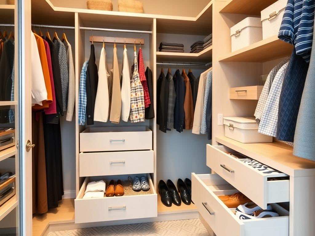 Гардеробная: порядок в выдвижных ящиках с помощью перегородок и органайзеров. Гардеробная комната: эстетика и организация Гардеробная: порядок в выдвижных ящиках с помощью перегородок и органайзеров. Гардеробная комната: эстетика и организация