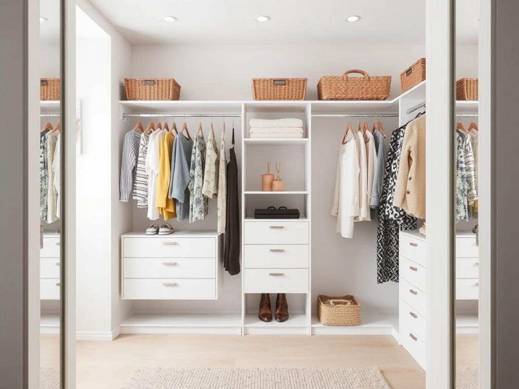 Гардероб под контролем: 5 хитростей, чтобы не превратить его в склад лишнего.. Секрет простой планировки гардеробной: