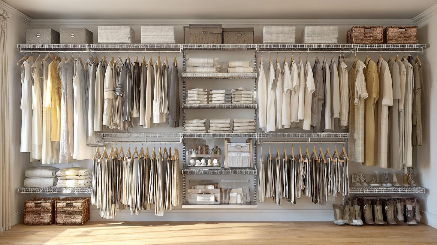 Сравнение сетчатых гардеробных систем: Elfa, Aristo и другие.Сравнение популярных брендов сетчатых гардеробных систем: преимущества, особенности, ценовой диапазон.. Сетчатые системы: меньше хаоса, больше смысла