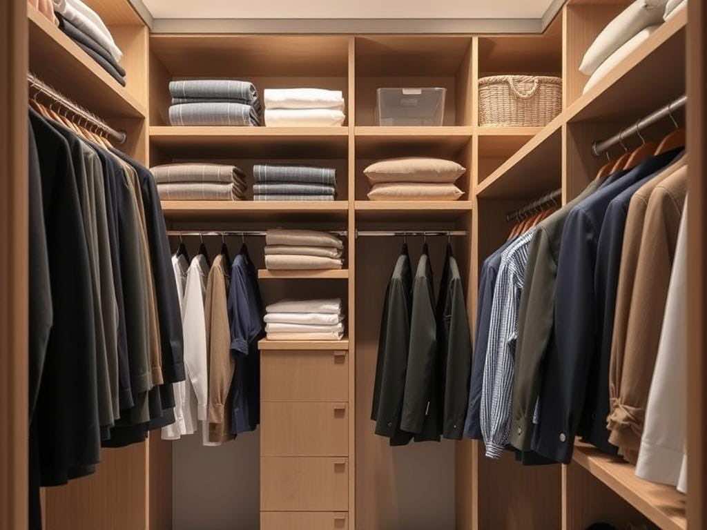 Гардеробная: Как выбрать идеальную полку для аккуратно сложенных вещей?. Преимущества индивидуального подбора полок: для больших и маленьких гардеробных Гардеробная: Как выбрать идеальную полку для аккуратно сложенных вещей?. Преимущества индивидуального подбора полок: для больших и маленьких гардеробных