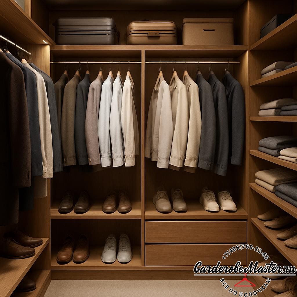 Гардеробная, в ней Вы не опаздываете. Просто нужная вещь там, где вы её ждёте. Какой бы ни был ритм жизни — гардеробная работает на него, а не наоборот