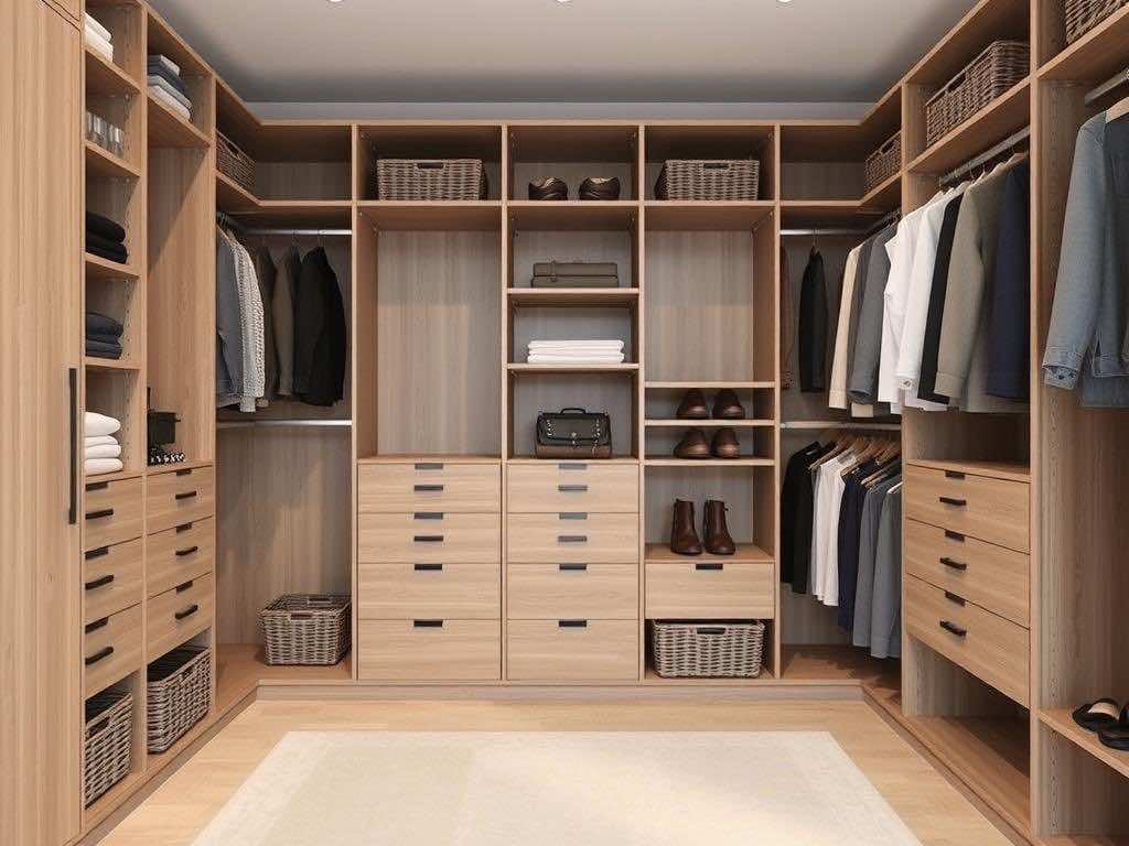 Гардеробная: как выбрать внутреннее наполнение – полки, ящики или выдвижные корзины?. Первые ощущения — когда ты остаёшься наедине с порядком