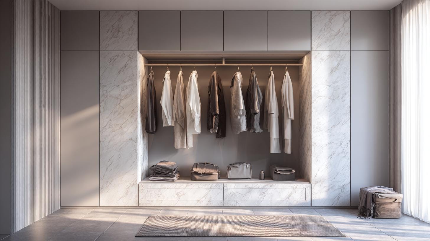 Дизайн встроенных гардеробных: современные тренды.Обзор актуальных дизайнерских решений для встроенных гардеробных: минимализм, лофт, классика и другие стили.. Что важно учесть при планировании гардеробной: мини-гайд