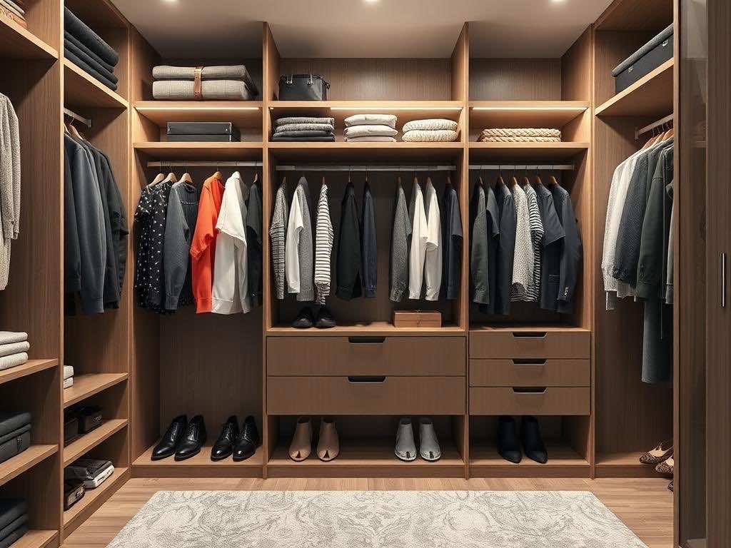 Эргономичный гардероб: оптимальное расположение полок для порядка и удобства. Таблица: основные размеры гардеробной для вашего удобства Эргономичный гардероб: оптимальное расположение полок для порядка и удобства. Таблица: основные размеры гардеробной для вашего удобства