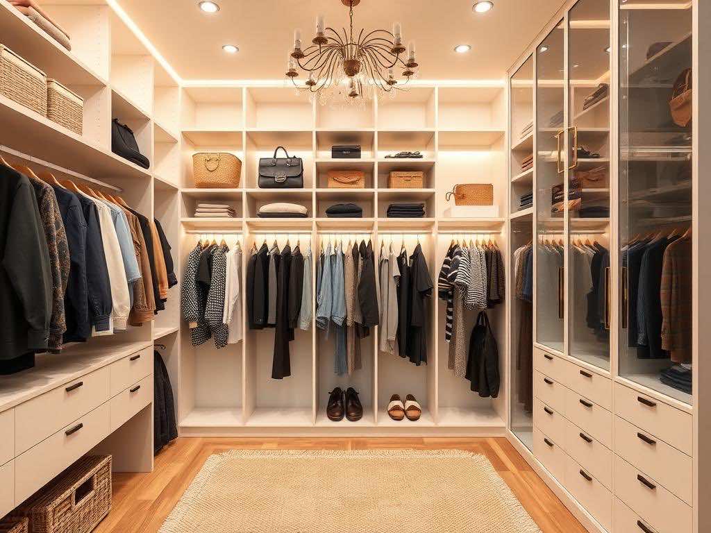 Гардеробная и уборка: создайте дом, отражающий вашу мечту о гармонии.. Системы хранения для гардеробной: не просто стеллажи, а смысл дома