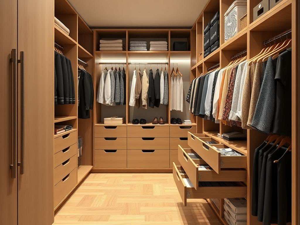 Гардеробная: порядок в выдвижных ящиках с помощью перегородок и органайзеров. Системы хранения будущего: модули, металл и умные идеи Гардеробная: порядок в выдвижных ящиках с помощью перегородок и органайзеров. Системы хранения будущего: модули, металл и умные идеи