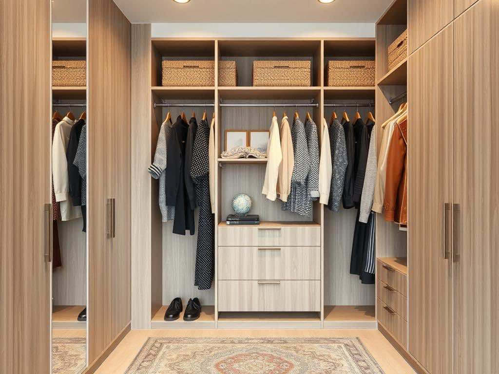 Гардеробная: правильное хранение сезонной одежды для продления срока службы вещей. Материалы, формат и устройство современной гардеробной