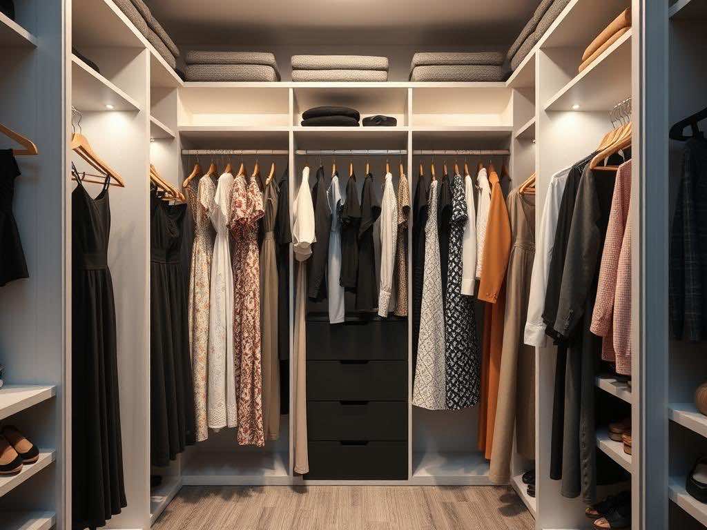 Гардеробная мечты: разделение платьев и брюк для идеального порядка. Гардеробная в деталях: проверенные решения
