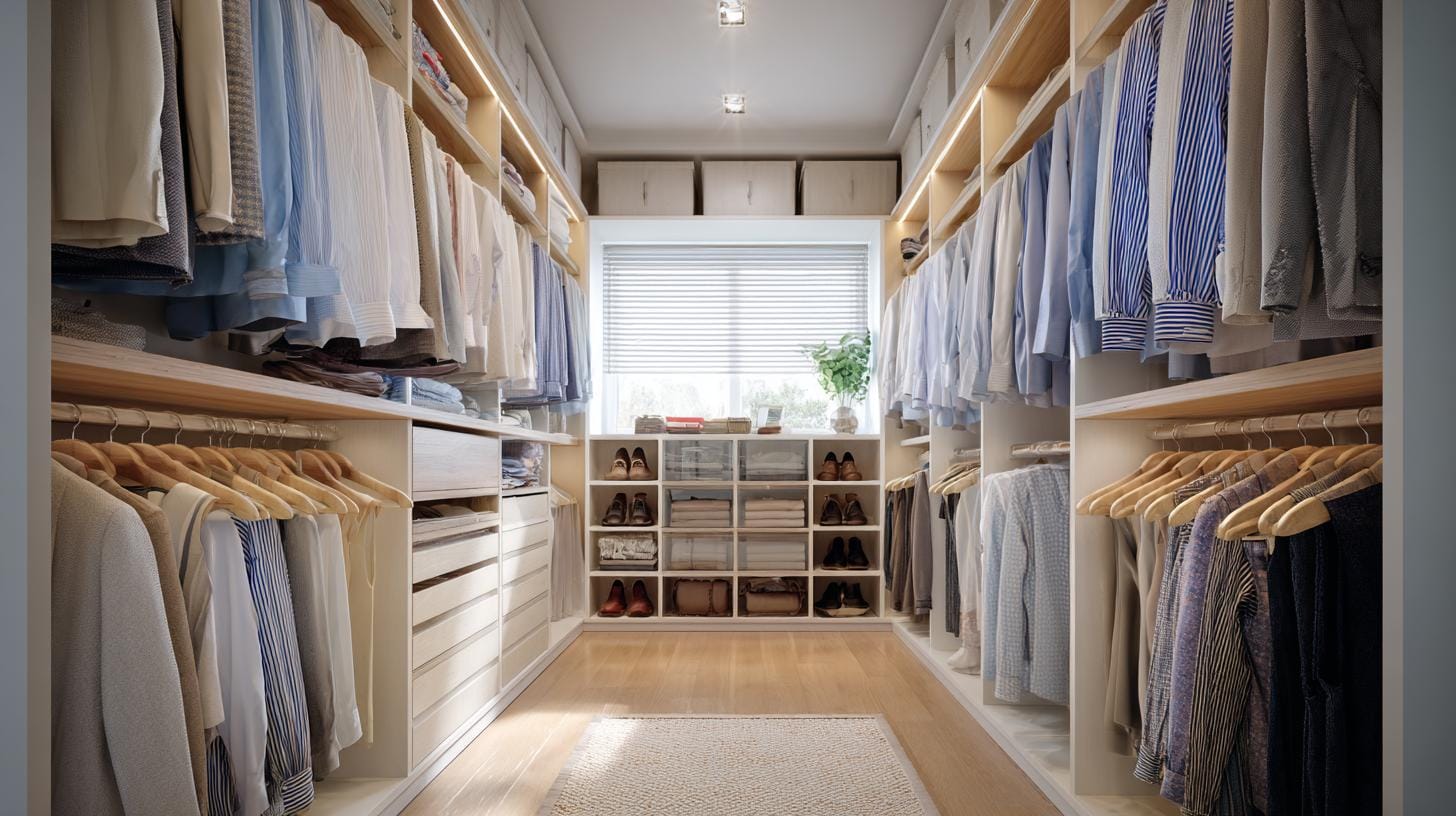 Выбор занимает секунды, когда система уже выстроена - гардеробная на заказ поможет решить проблему.. С понедельника – обещаешь себе порядок, а потом вновь ищешь что-то в спешке?