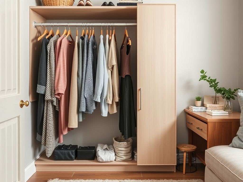 Гардероб под контролем: 5 хитростей, чтобы не превратить его в склад лишнего.. Примерная структура хранения: