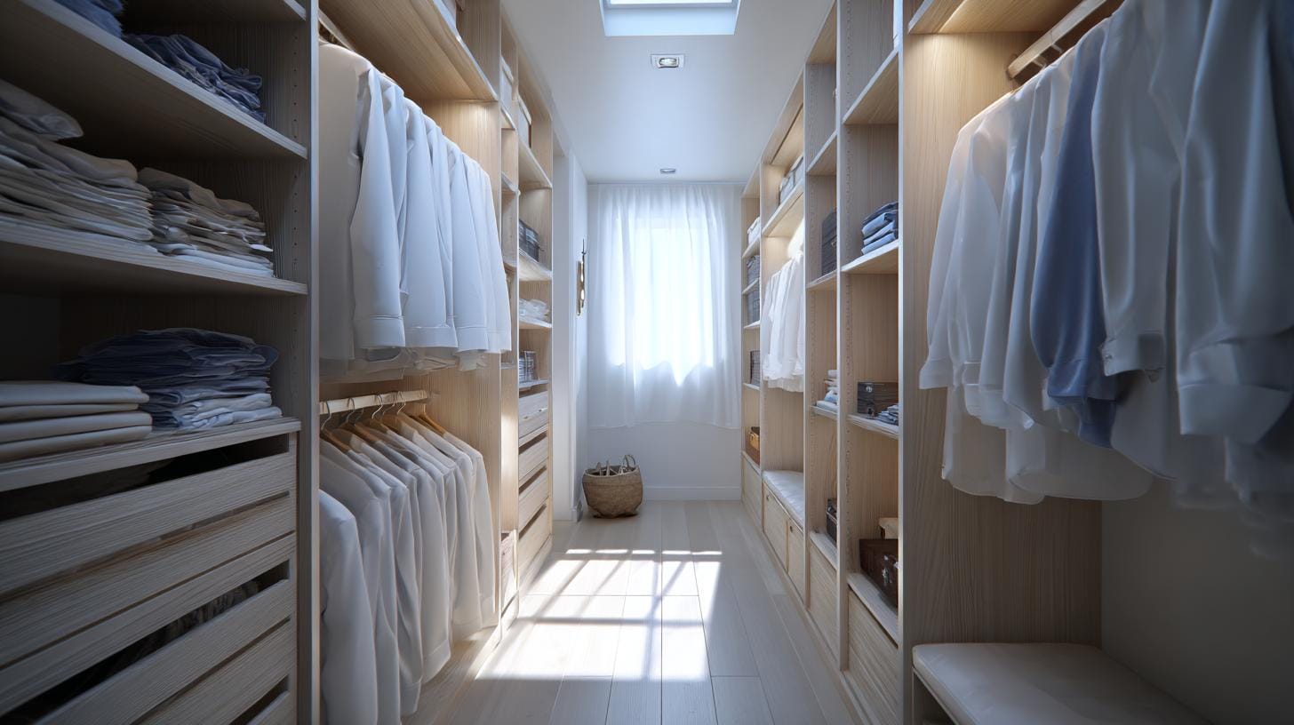 D-дизайн гардеробной: визуализация до запуска в производство.Как создаётся визуальный проект: зачем он нужен, какие задачи решает. Отличие от чертежей. Демонстрация конкретных примеров.. Зачем вообще нужен 3D-проект гардеробной комнаты?