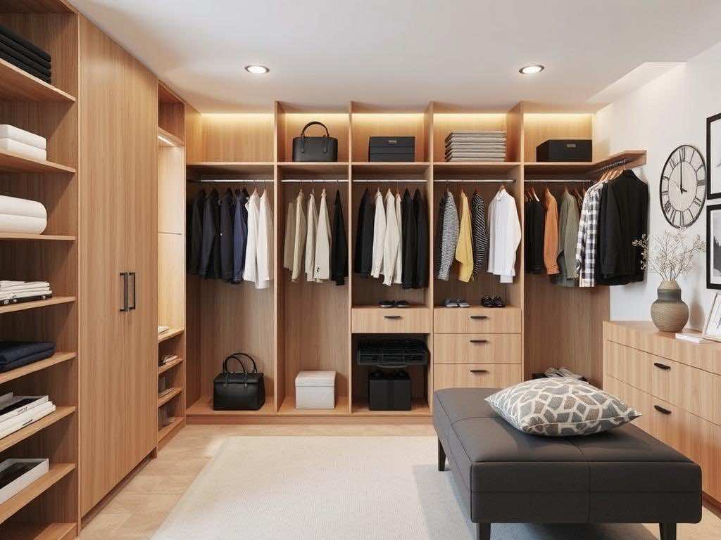 Гардеробная: 6 идей по оптимизации пространства в шкафу. Кратко — преимущества модульных гардеробных