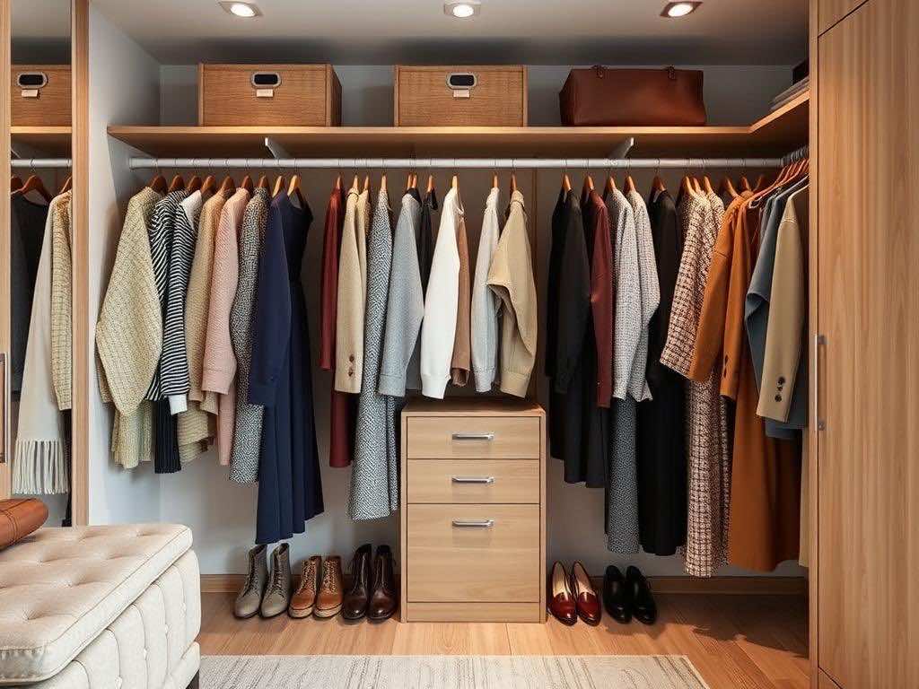 Гардеробная: правильное хранение сезонной одежды для продления срока службы вещей. Структура гардеробной: главные правила сезонного хранения