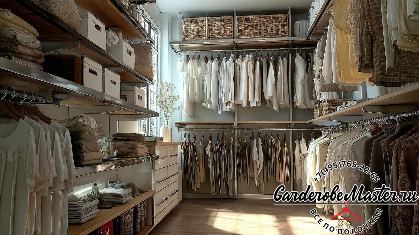 Выбор занимает секунды, когда система уже выстроена - гардеробная на заказ поможет решить проблему.. Маленькие открытия для большой разницы