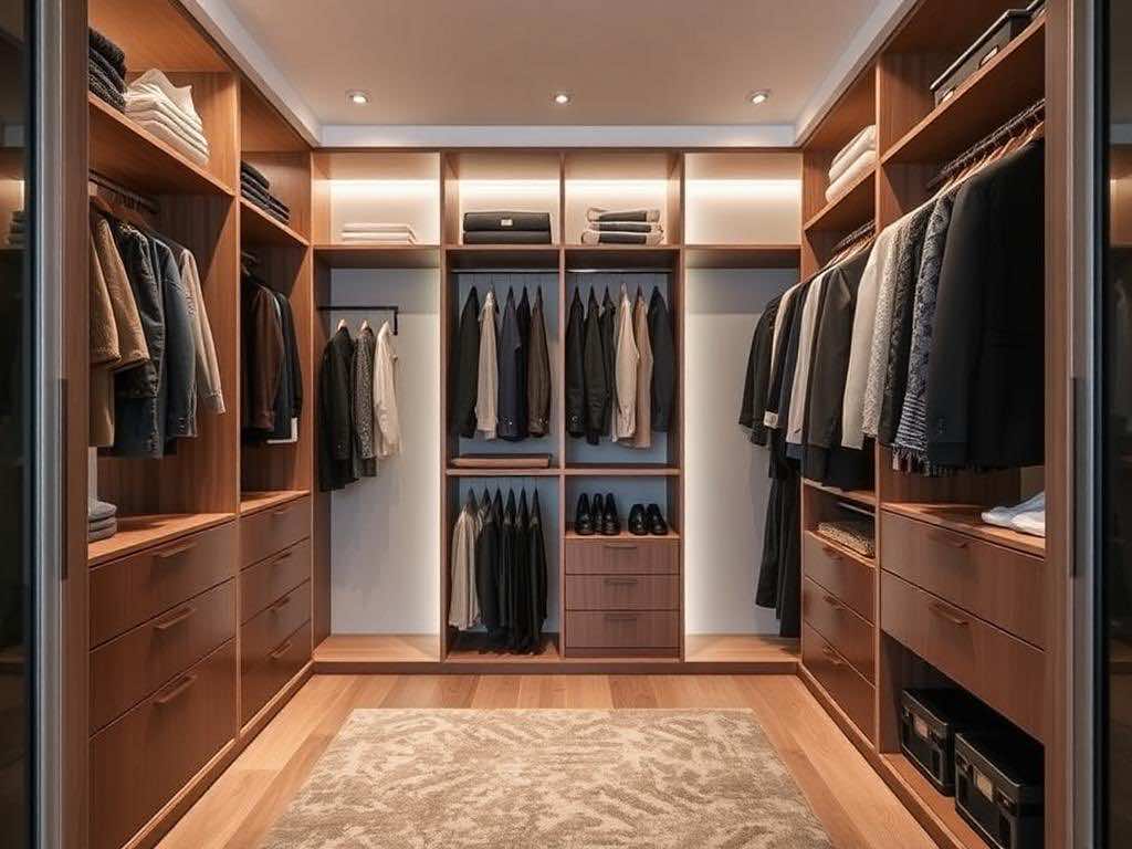 Гардеробная: 6 идей по оптимизации пространства в шкафу. 1. Зональность и функциональность: гардеробная система как искусство баланса