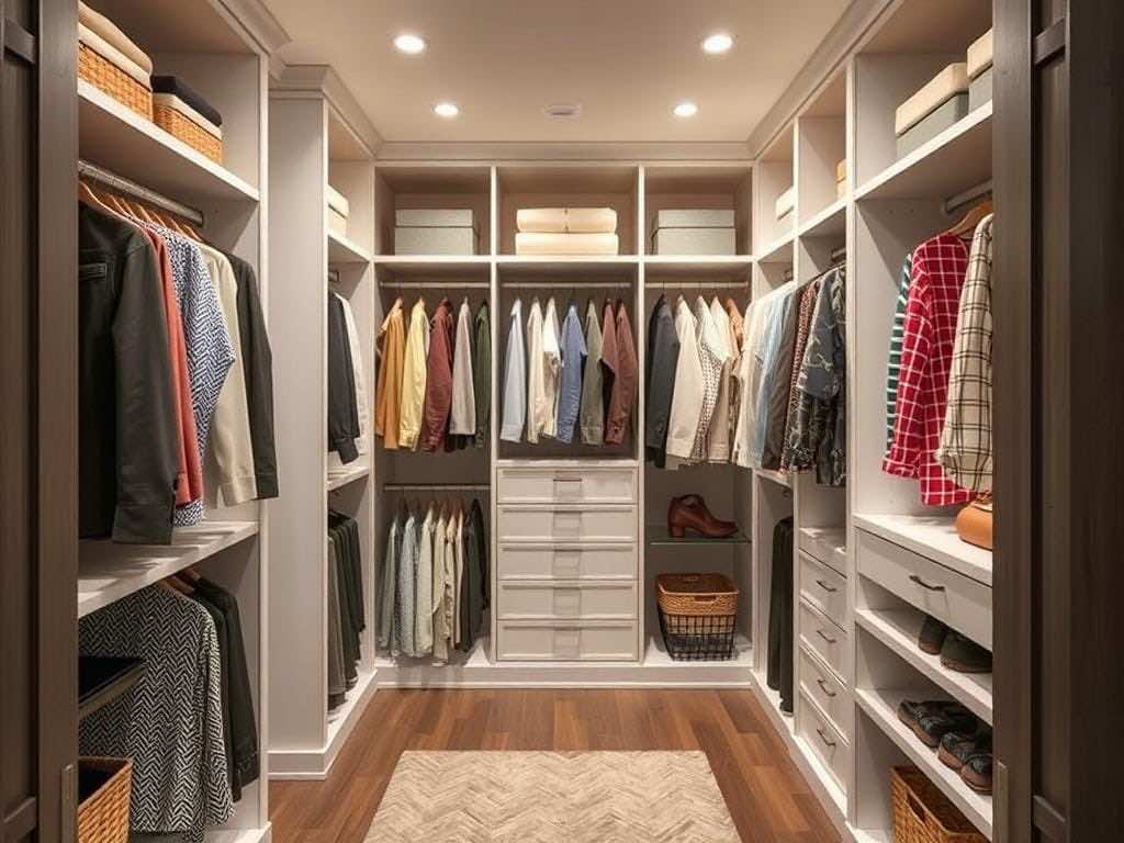 Преображаем кладовую: создаём стильную и функциональную гардеробную!. Дизайн гардеробной: баланс видимого и невидимого Преображаем кладовую: создаём стильную и функциональную гардеробную!. Дизайн гардеробной: баланс видимого и невидимого